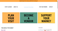 Desktop Screenshot of caryfarmersmarket.com
